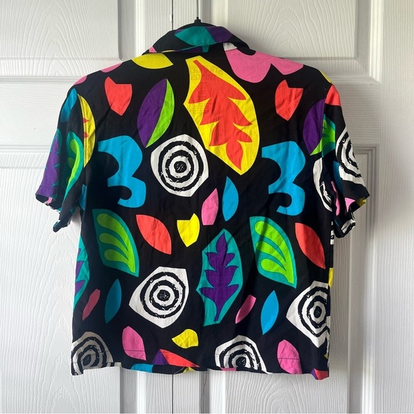 Stranger Things Hot Topic Netflix Eleven 80's Button-Up Shirt Costume Top XS - Picture 3 of 3